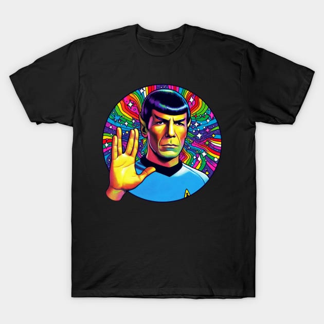 Spock in the Sky with Diamonds T-Shirt by Tiger Mountain Design Co.